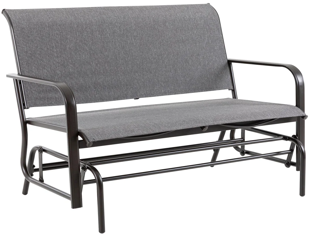 Glider Benches, Steel, Grey